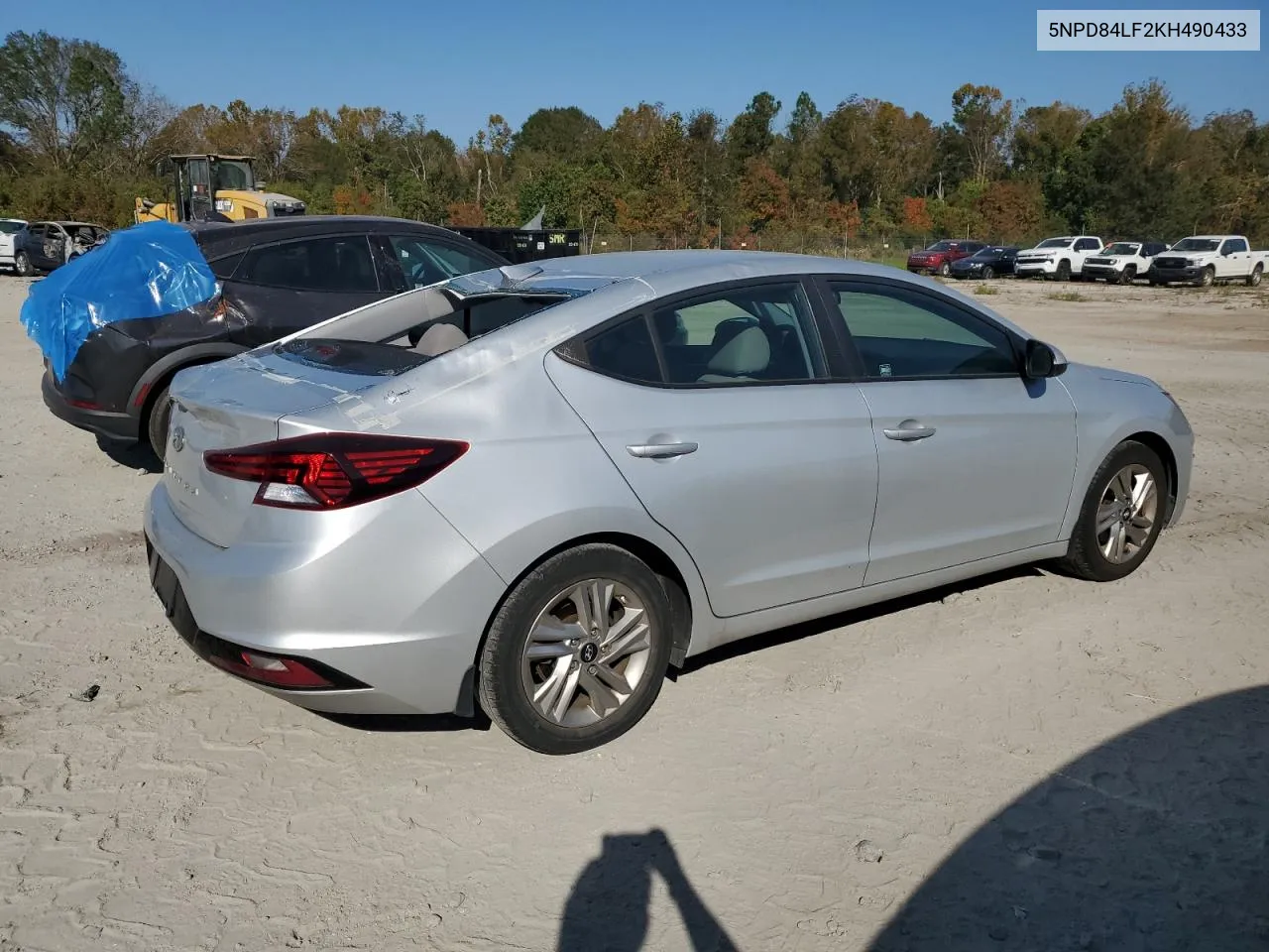 2019 Hyundai Elantra Sel VIN: 5NPD84LF2KH490433 Lot: 77672294