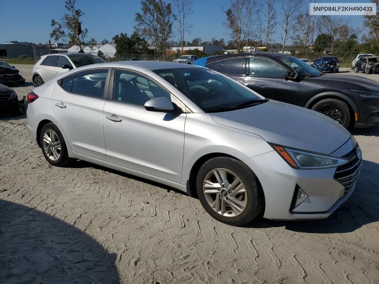 2019 Hyundai Elantra Sel VIN: 5NPD84LF2KH490433 Lot: 77672294