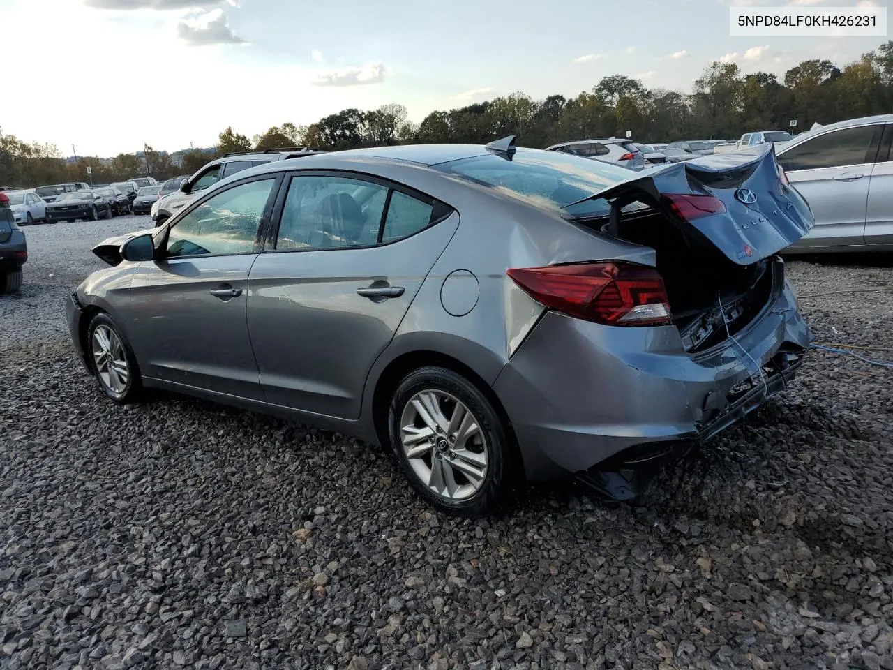 2019 Hyundai Elantra Sel VIN: 5NPD84LF0KH426231 Lot: 77943574