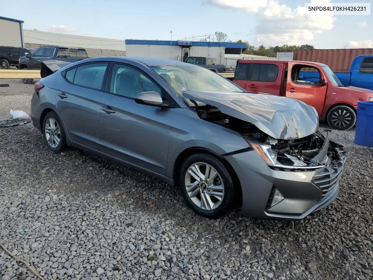 2019 Hyundai Elantra Sel VIN: 5NPD84LF0KH426231 Lot: 77943574