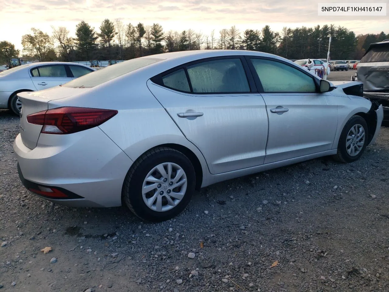 2019 Hyundai Elantra Se VIN: 5NPD74LF1KH416147 Lot: 78150494