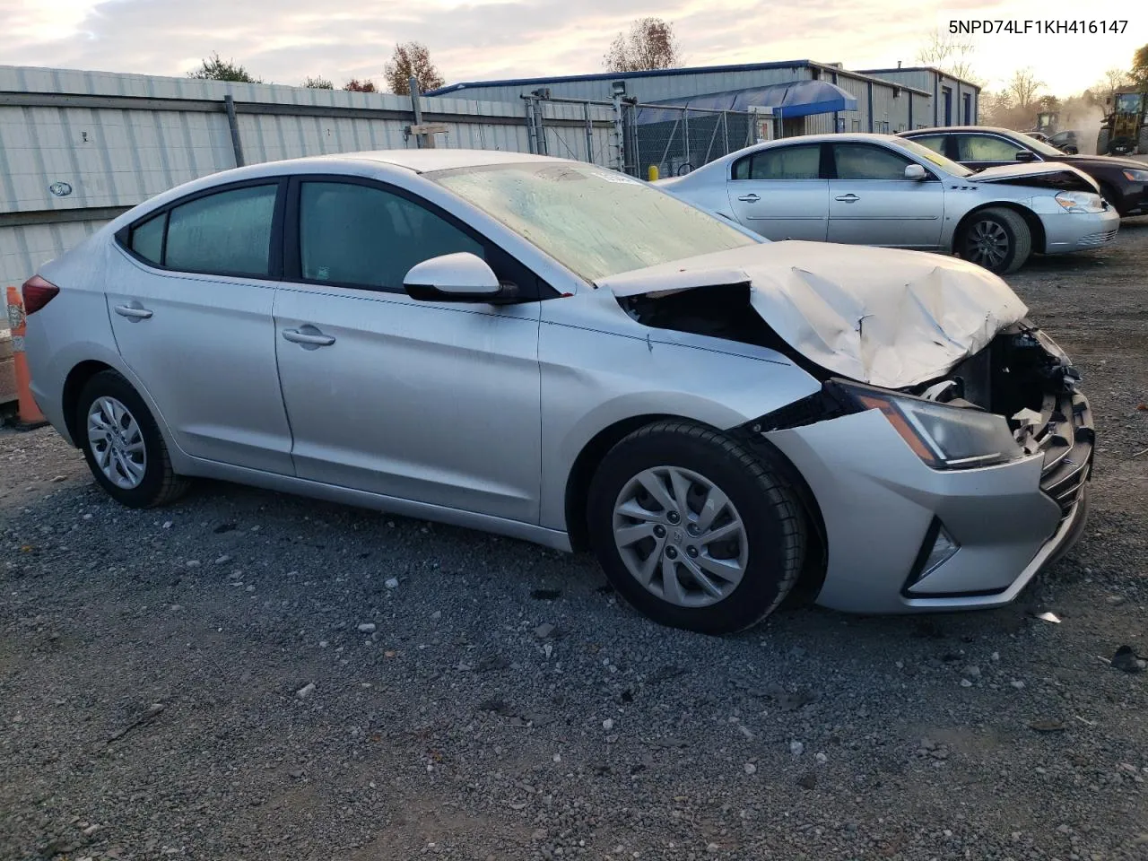 2019 Hyundai Elantra Se VIN: 5NPD74LF1KH416147 Lot: 78150494