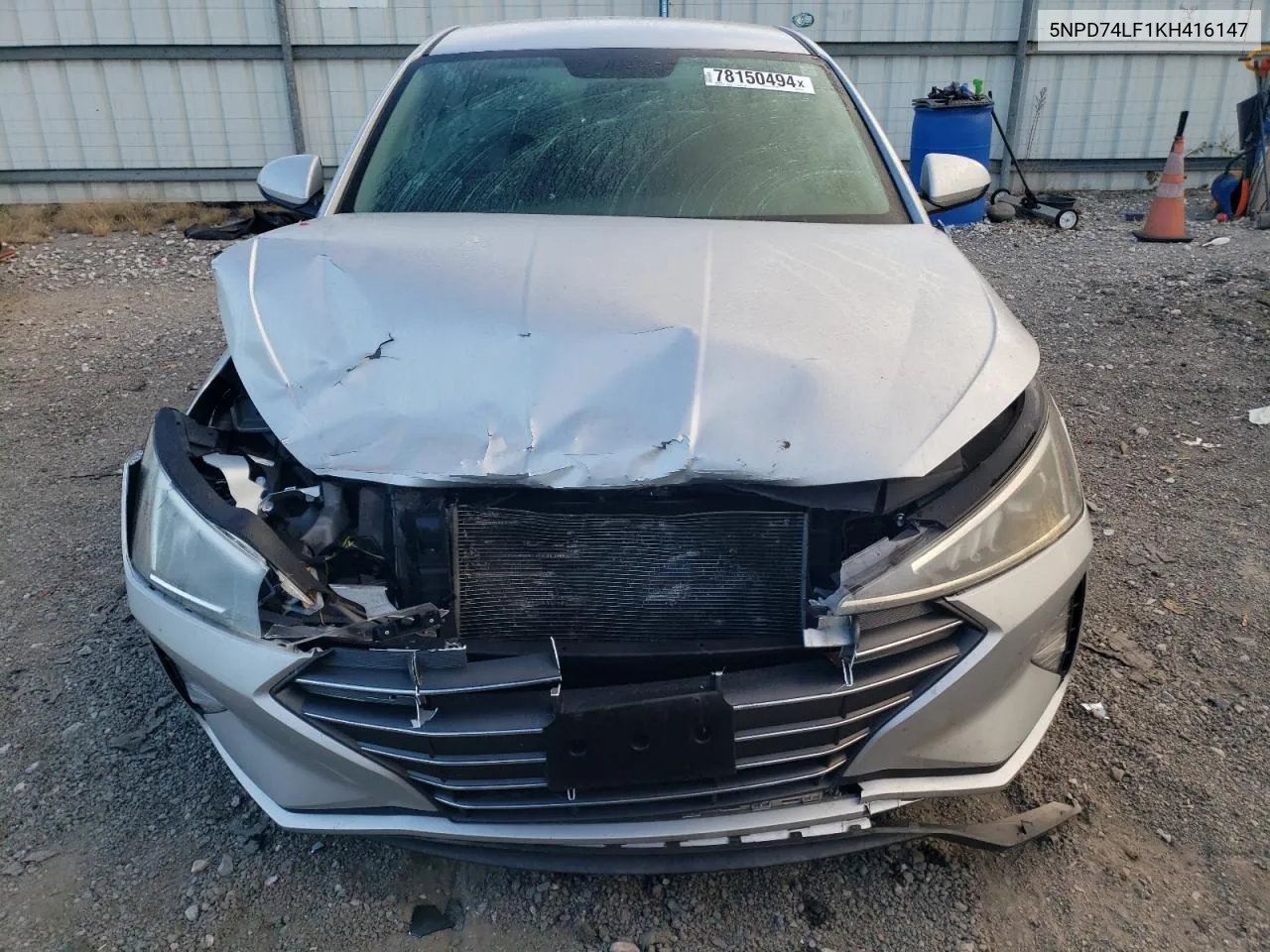 2019 Hyundai Elantra Se VIN: 5NPD74LF1KH416147 Lot: 78150494