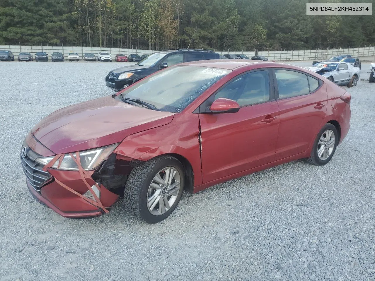 2019 Hyundai Elantra Sel VIN: 5NPD84LF2KH452314 Lot: 78256434