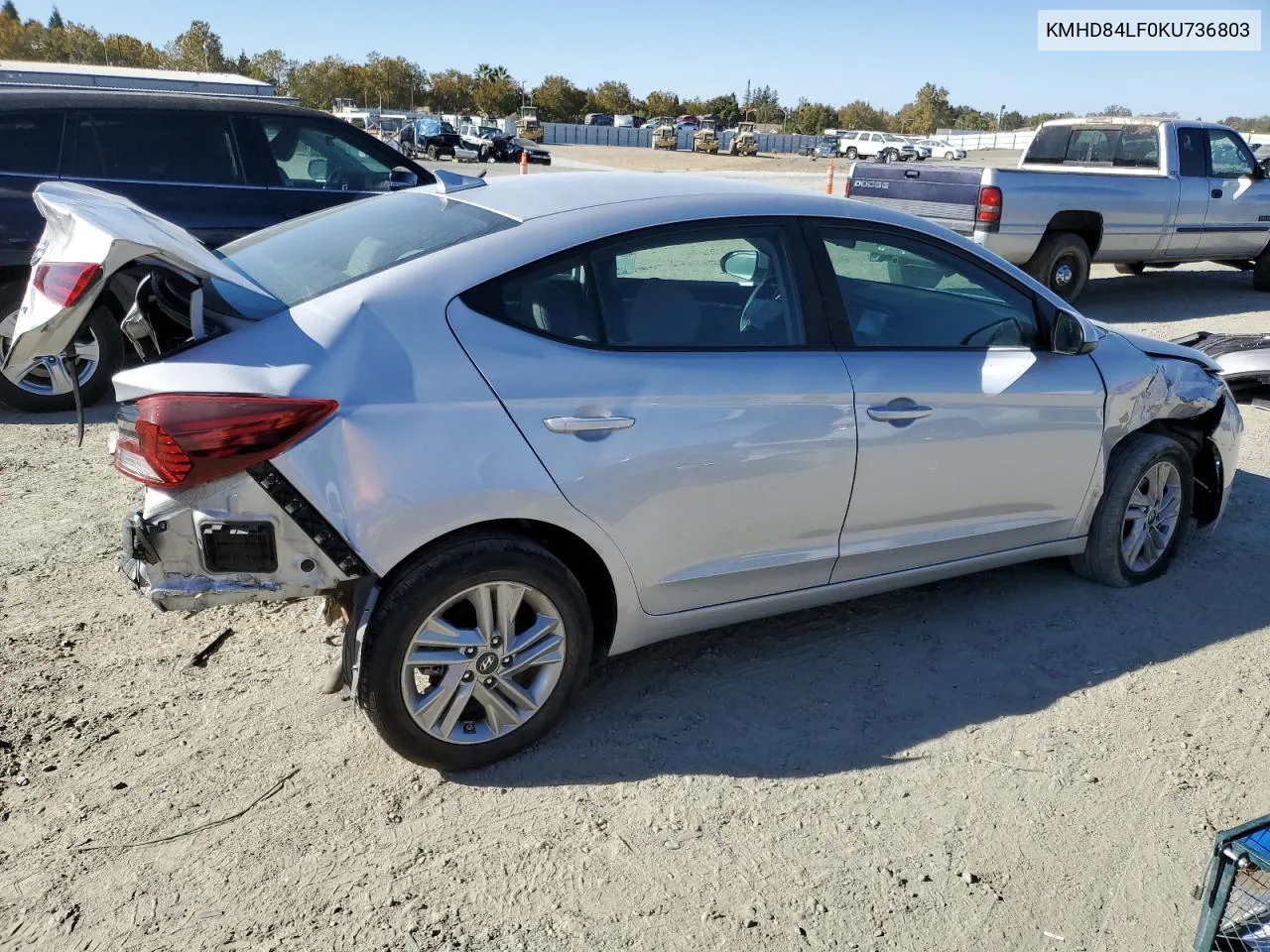 KMHD84LF0KU736803 2019 Hyundai Elantra Sel