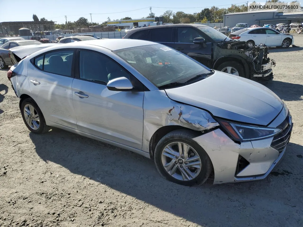 KMHD84LF0KU736803 2019 Hyundai Elantra Sel