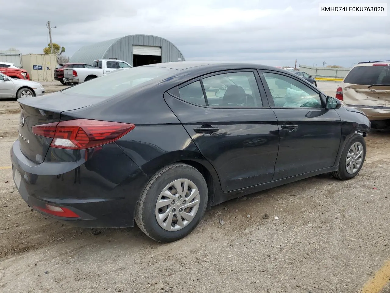 2019 Hyundai Elantra Se VIN: KMHD74LF0KU763020 Lot: 78415684