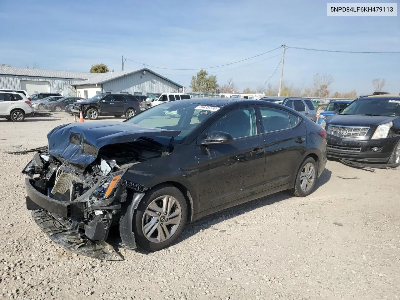 2019 Hyundai Elantra Sel VIN: 5NPD84LF6KH479113 Lot: 78473774