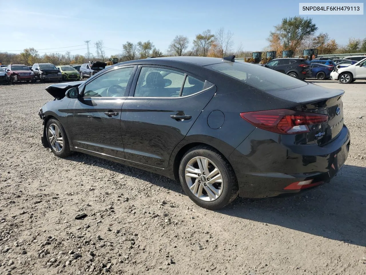 2019 Hyundai Elantra Sel VIN: 5NPD84LF6KH479113 Lot: 78473774