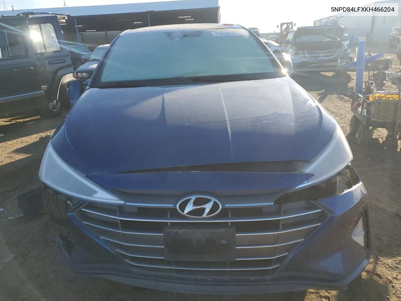 2019 Hyundai Elantra Sel VIN: 5NPD84LFXKH466204 Lot: 78533424