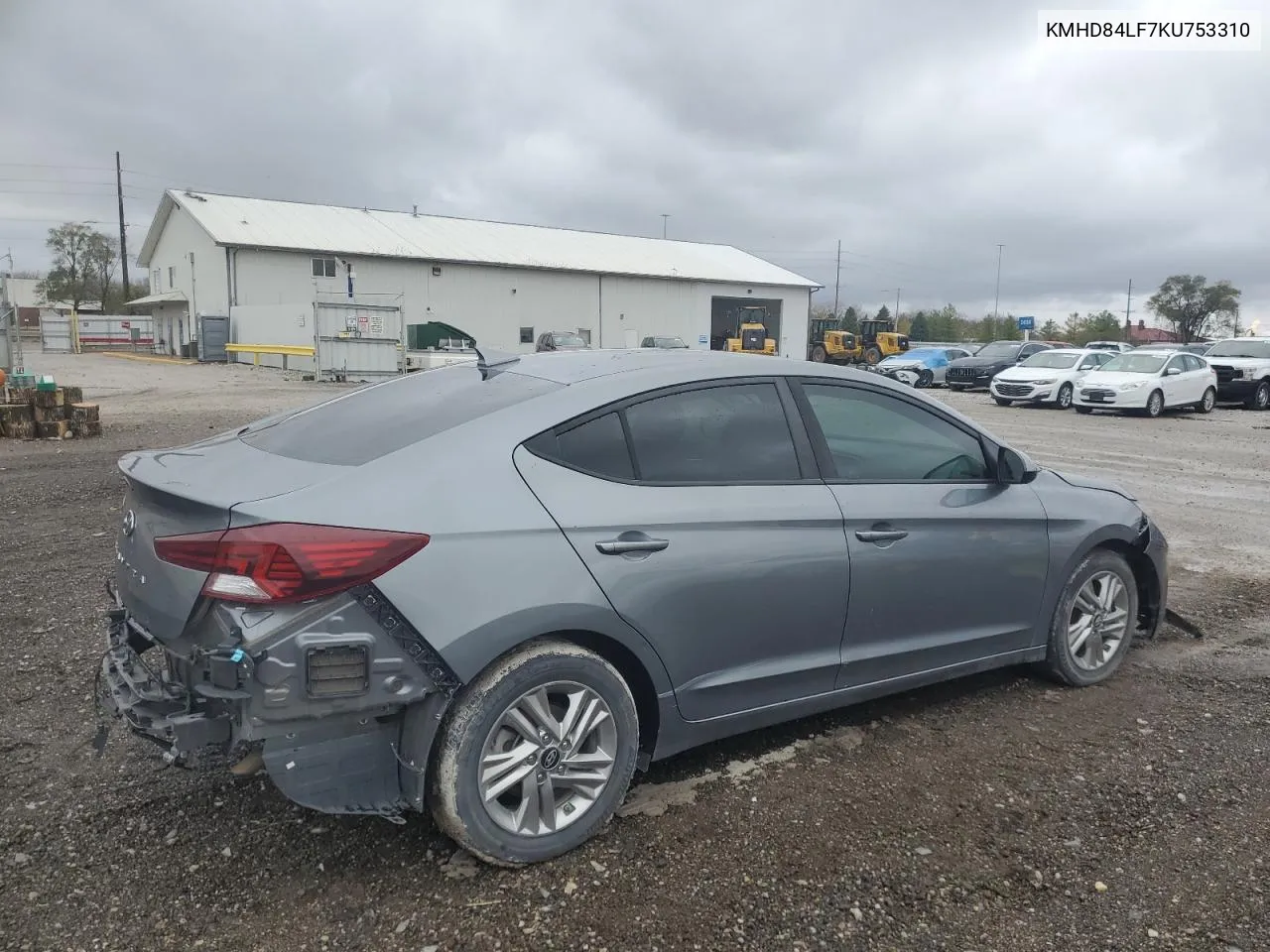 2019 Hyundai Elantra Sel VIN: KMHD84LF7KU753310 Lot: 78722964