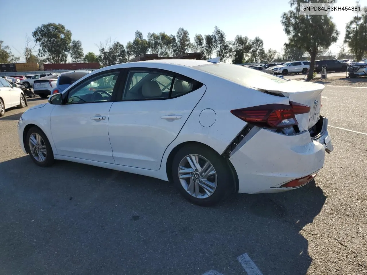 2019 Hyundai Elantra Sel VIN: 5NPD84LF3KH454881 Lot: 78869414