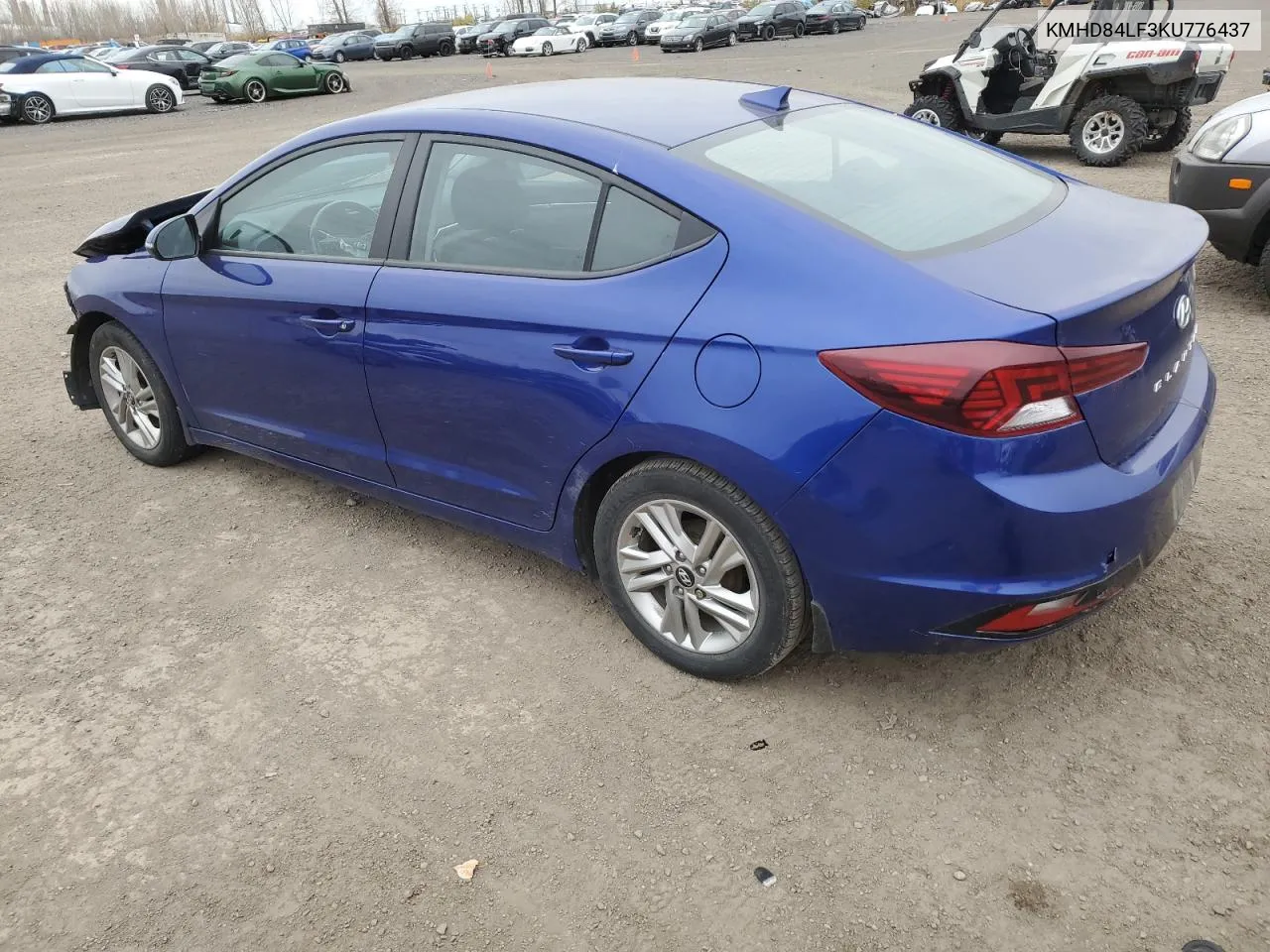 2019 Hyundai Elantra Sel VIN: KMHD84LF3KU776437 Lot: 78901834