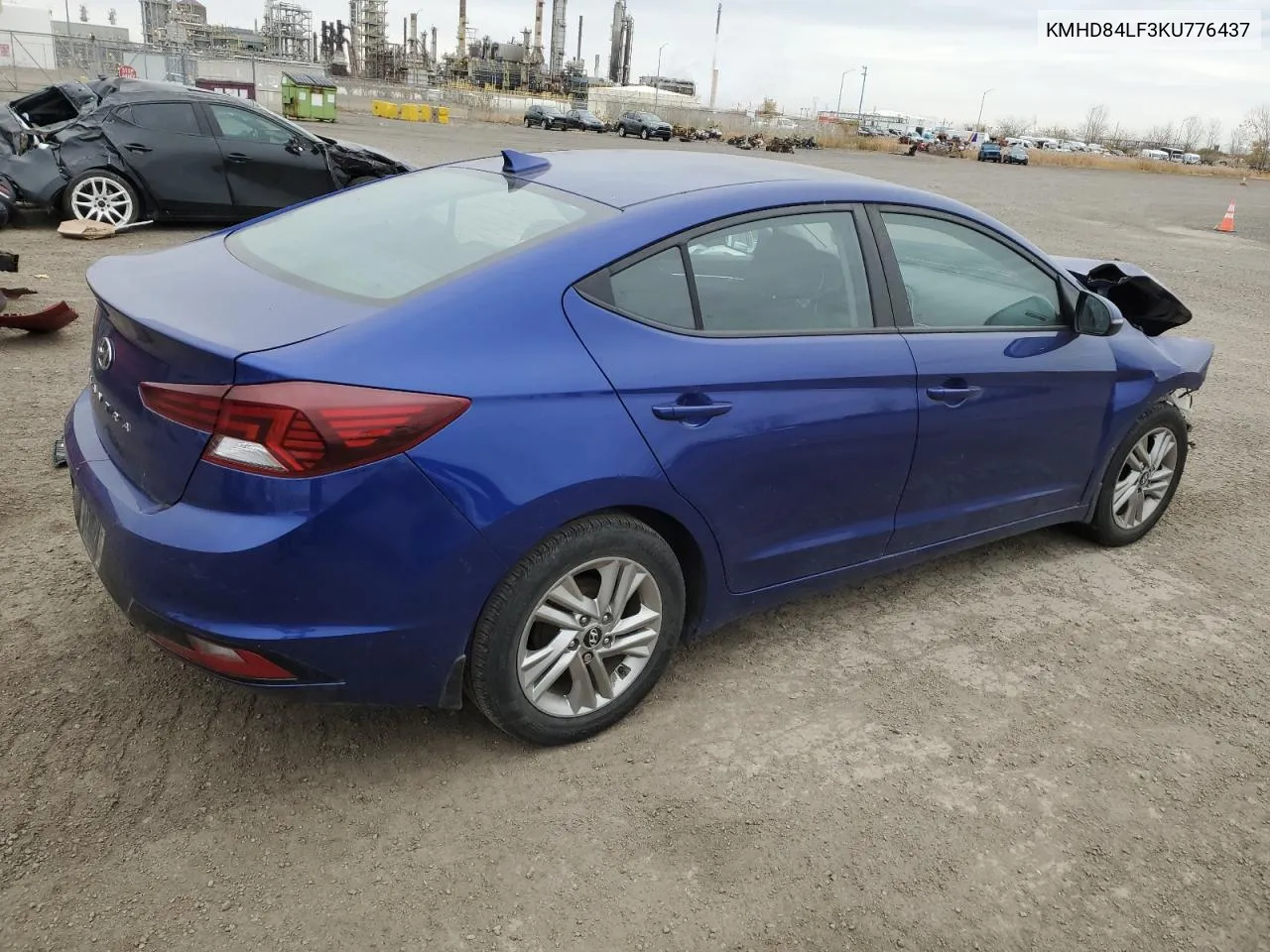 2019 Hyundai Elantra Sel VIN: KMHD84LF3KU776437 Lot: 78901834