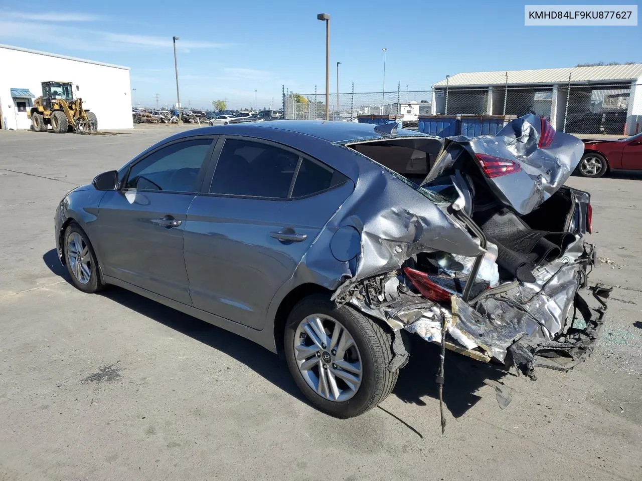 2019 Hyundai Elantra Sel VIN: KMHD84LF9KU877627 Lot: 78912284