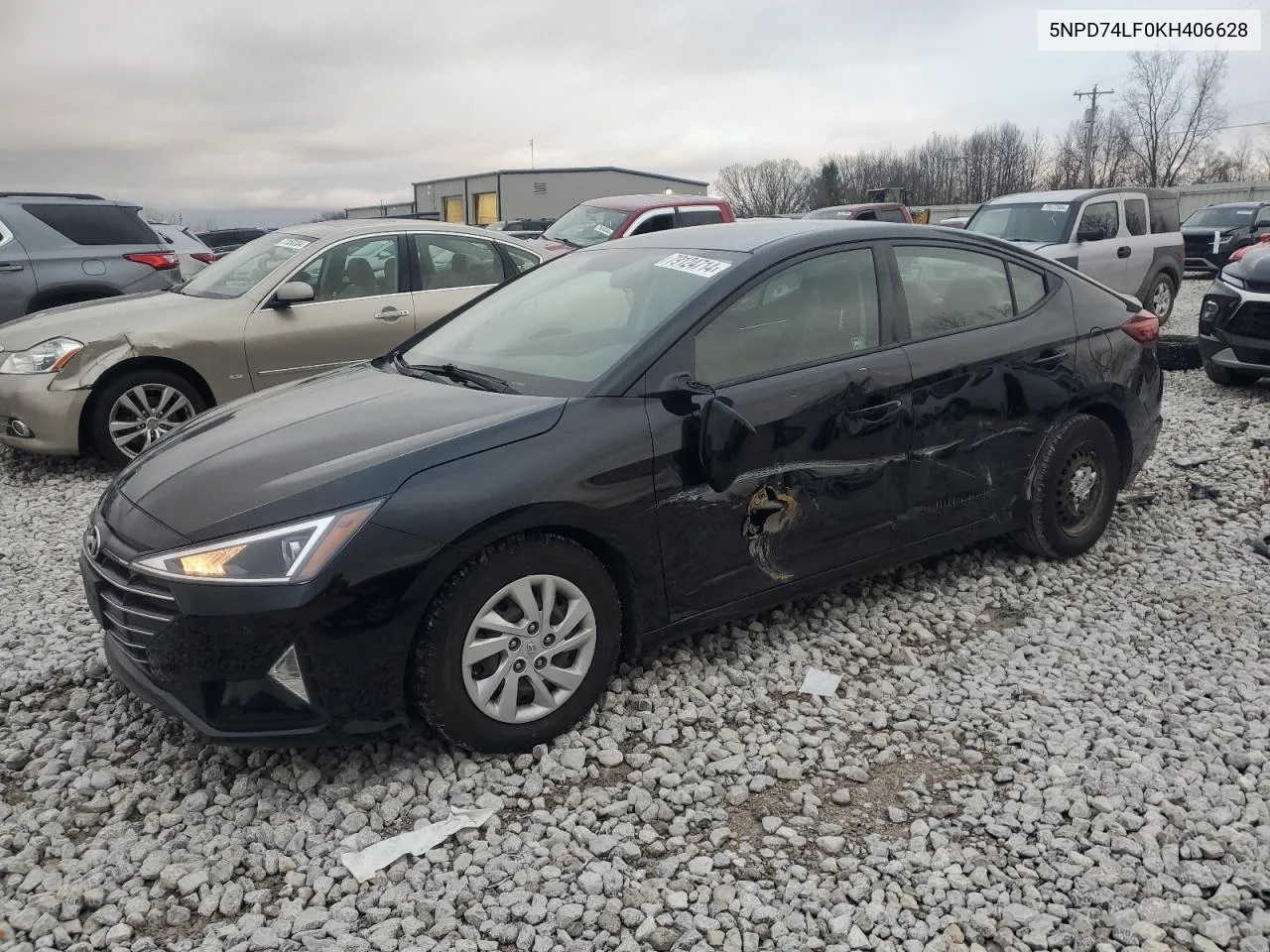 2019 Hyundai Elantra Se VIN: 5NPD74LF0KH406628 Lot: 79124714