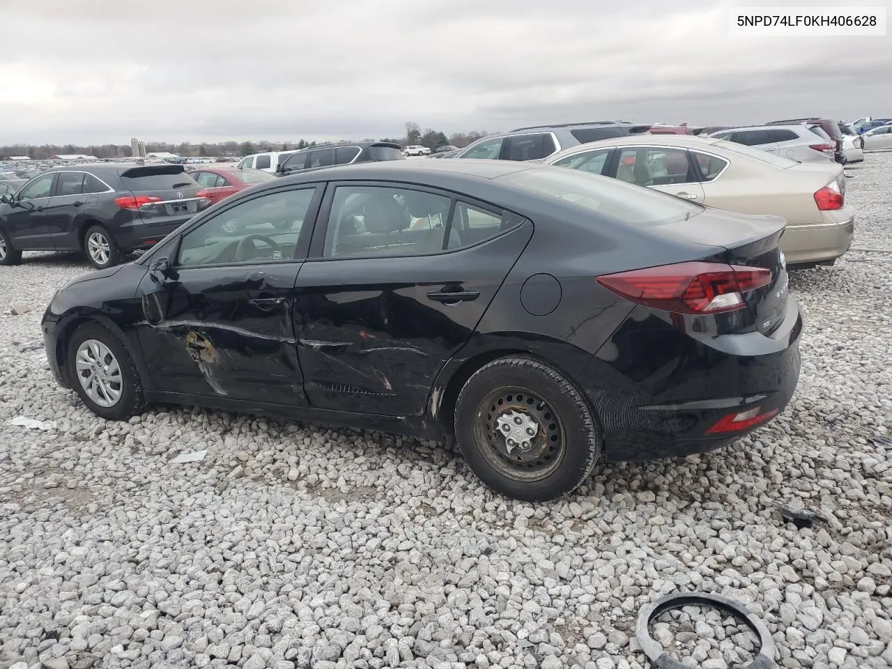 2019 Hyundai Elantra Se VIN: 5NPD74LF0KH406628 Lot: 79124714