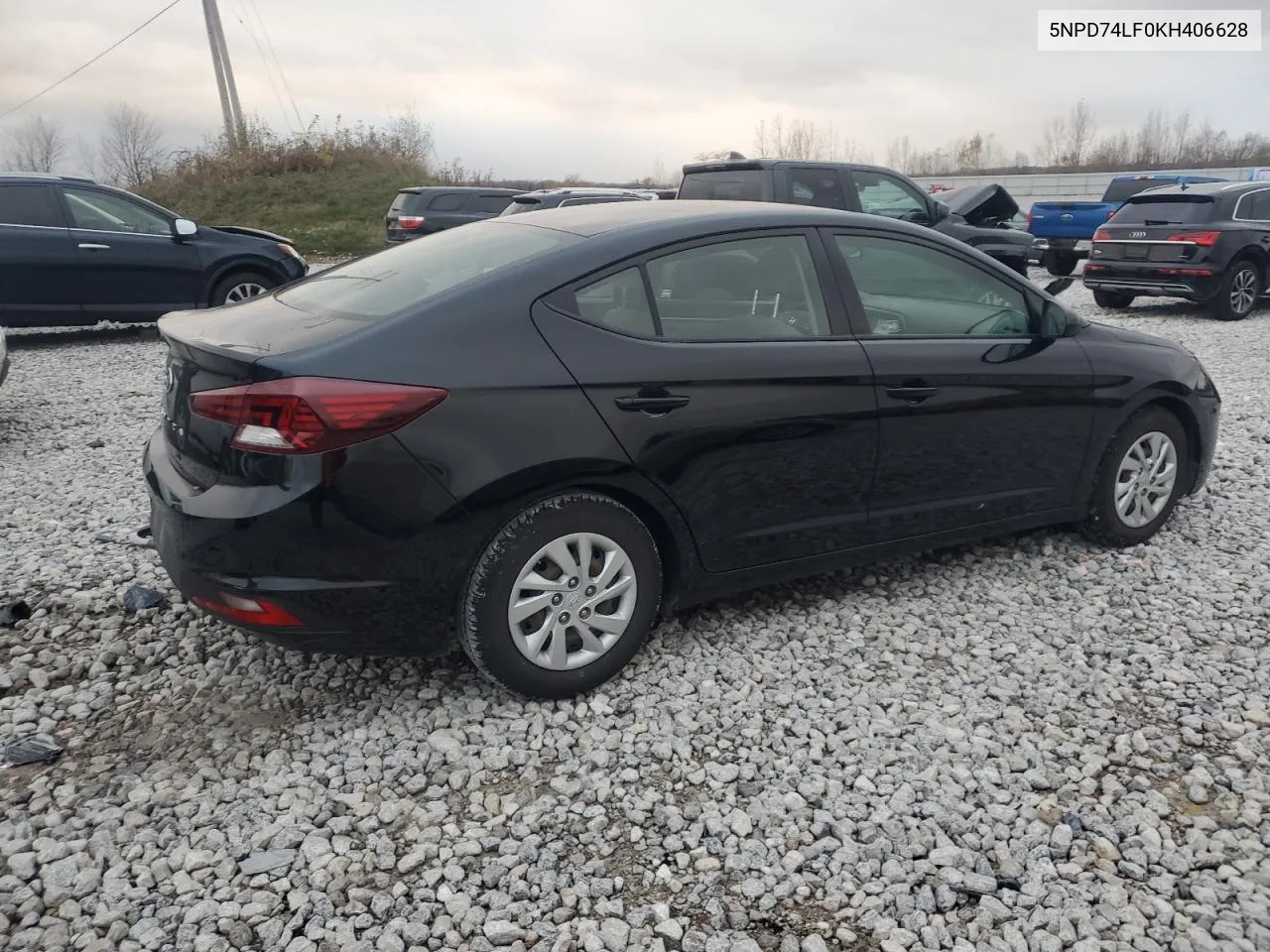 2019 Hyundai Elantra Se VIN: 5NPD74LF0KH406628 Lot: 79124714