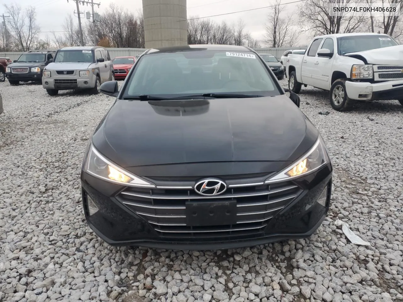 2019 Hyundai Elantra Se VIN: 5NPD74LF0KH406628 Lot: 79124714