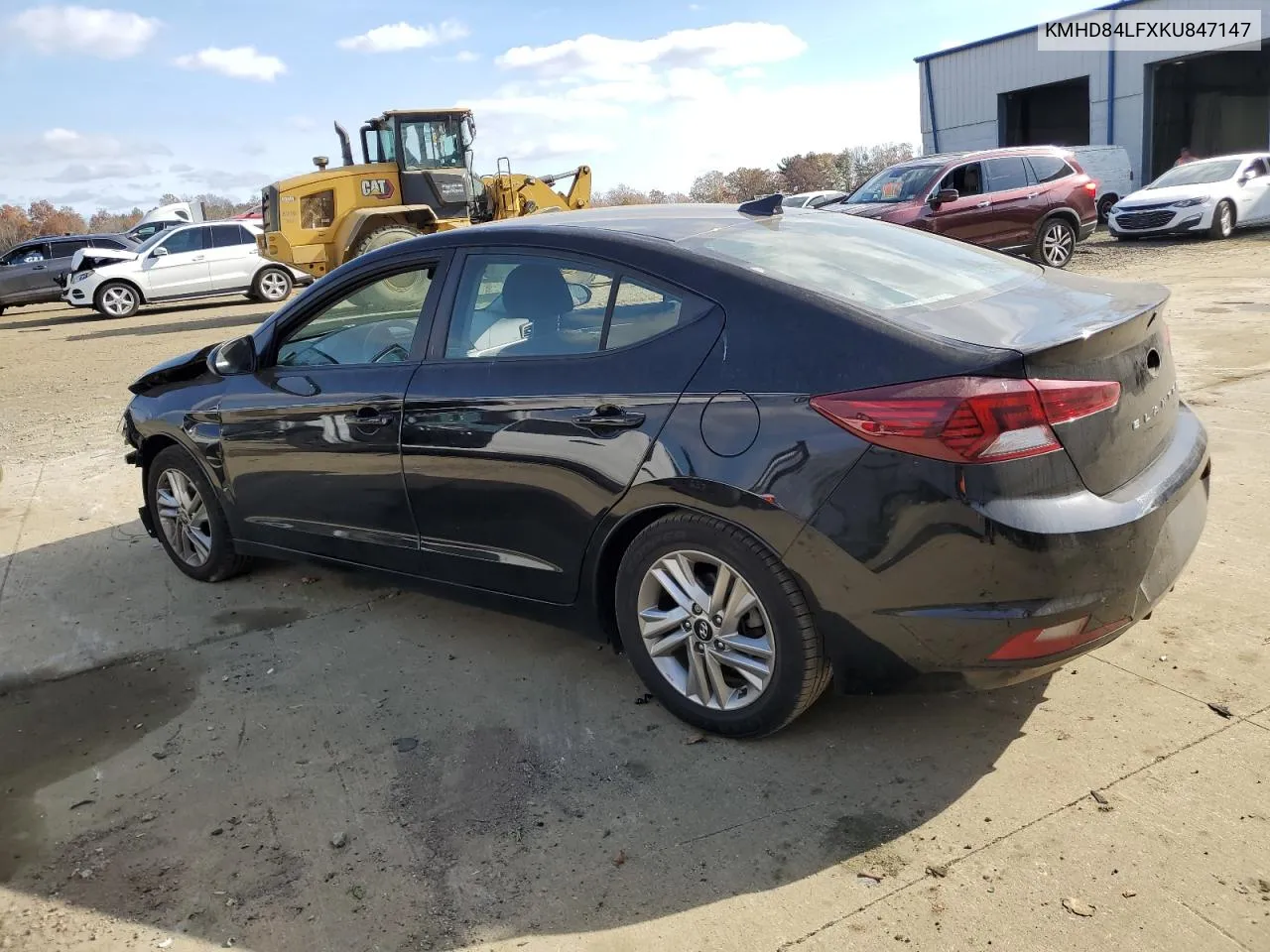 2019 Hyundai Elantra Sel VIN: KMHD84LFXKU847147 Lot: 79139634