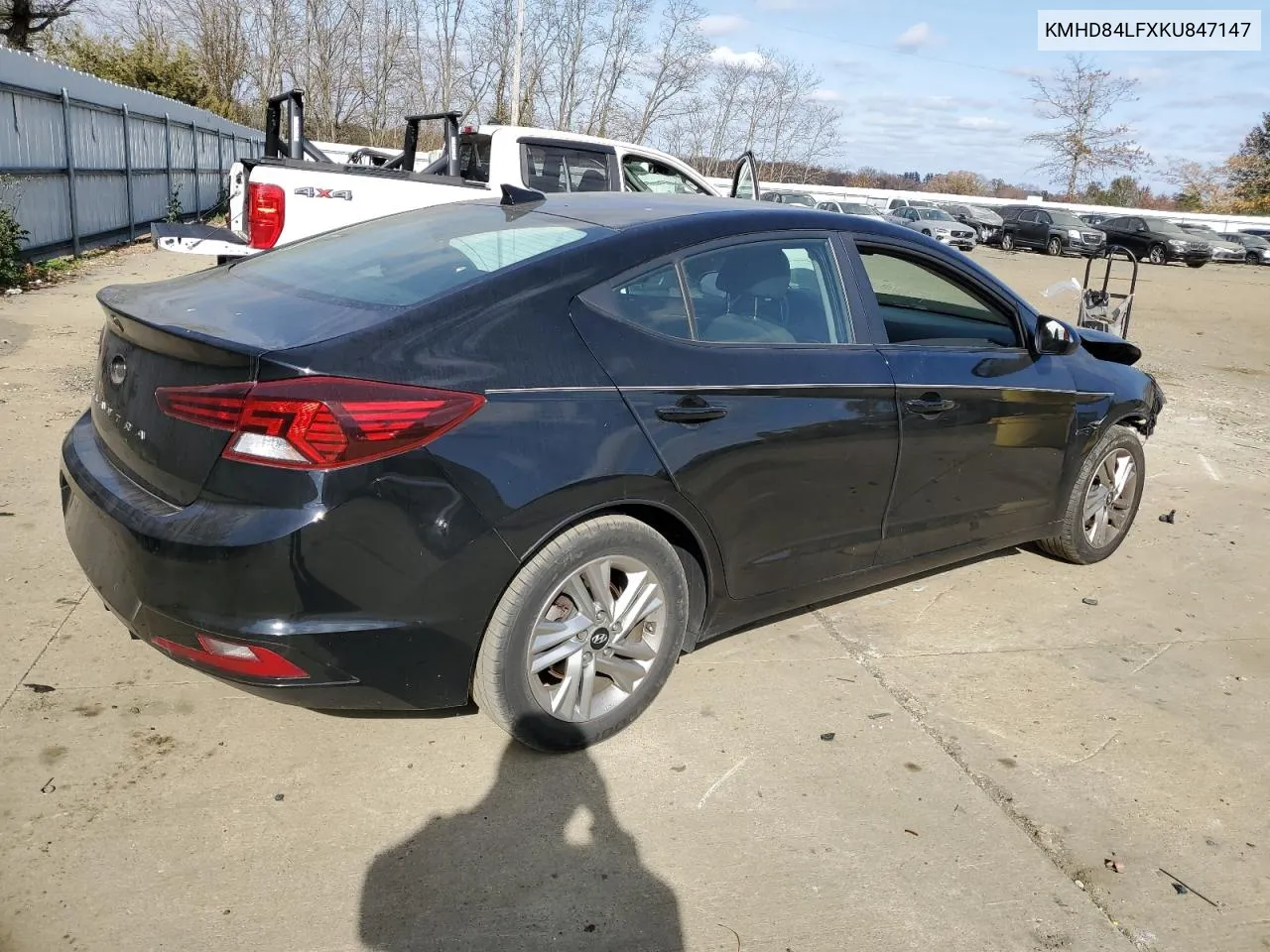 2019 Hyundai Elantra Sel VIN: KMHD84LFXKU847147 Lot: 79139634