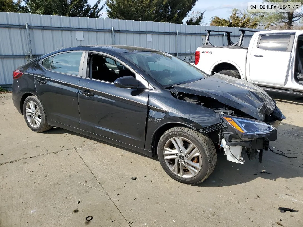 2019 Hyundai Elantra Sel VIN: KMHD84LFXKU847147 Lot: 79139634