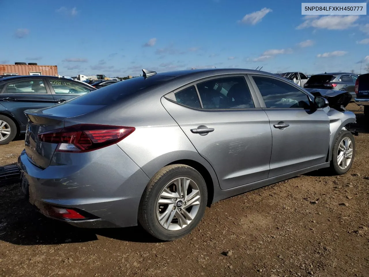 2019 Hyundai Elantra Sel VIN: 5NPD84LFXKH450777 Lot: 79201704