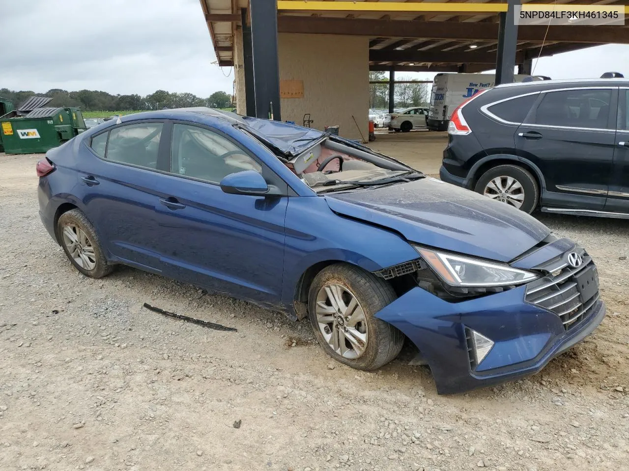 2019 Hyundai Elantra Sel VIN: 5NPD84LF3KH461345 Lot: 79361474