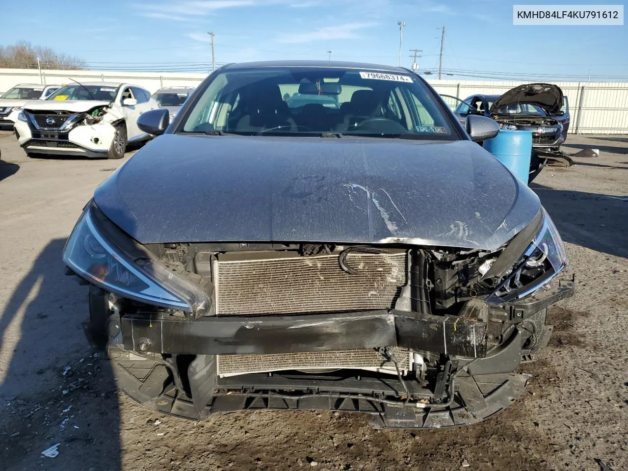 2019 Hyundai Elantra Sel VIN: KMHD84LF4KU791612 Lot: 79668374