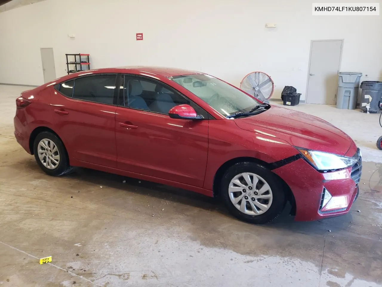 2019 Hyundai Elantra Se VIN: KMHD74LF1KU807154 Lot: 79678644