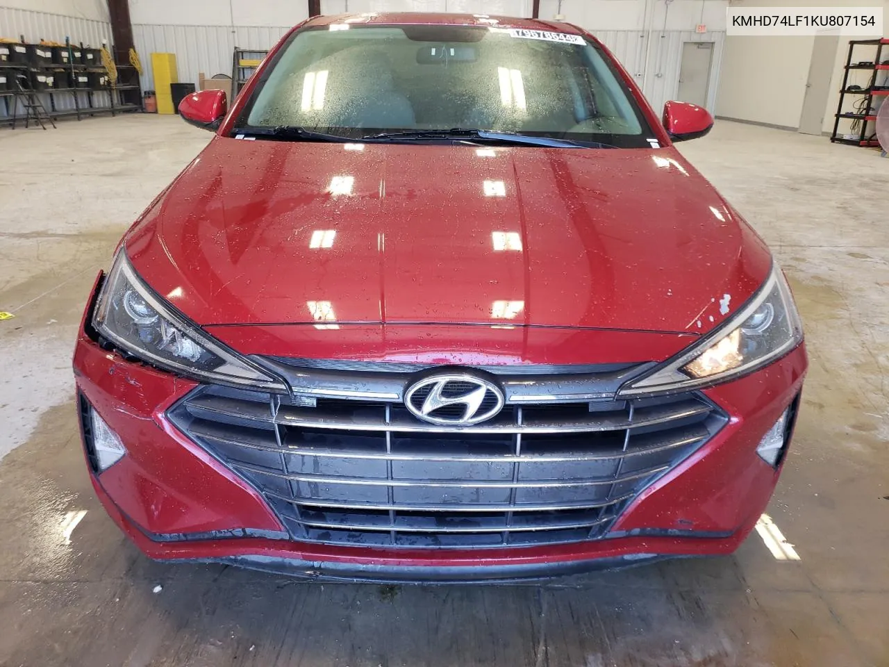 2019 Hyundai Elantra Se VIN: KMHD74LF1KU807154 Lot: 79678644