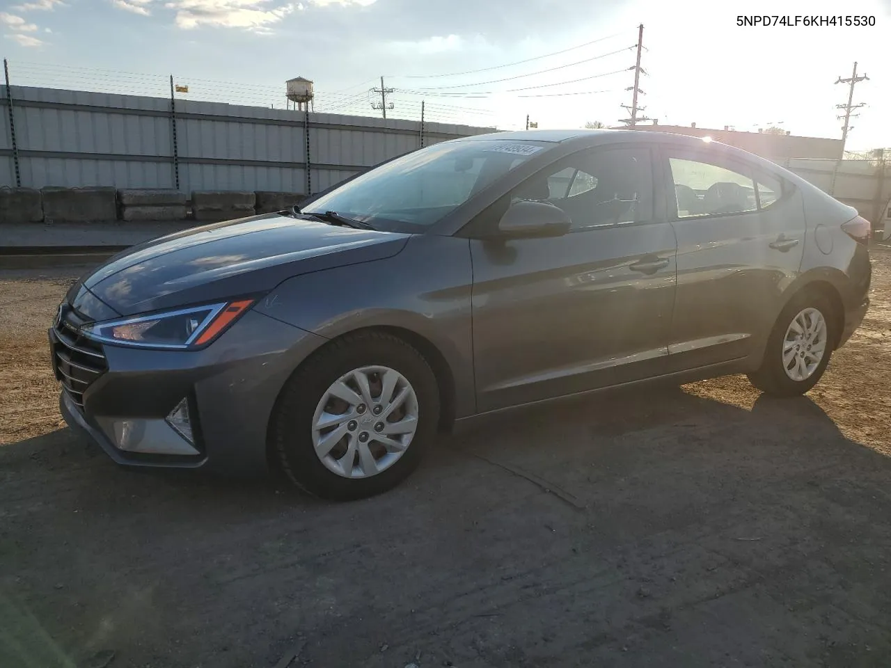 2019 Hyundai Elantra Se VIN: 5NPD74LF6KH415530 Lot: 79749934