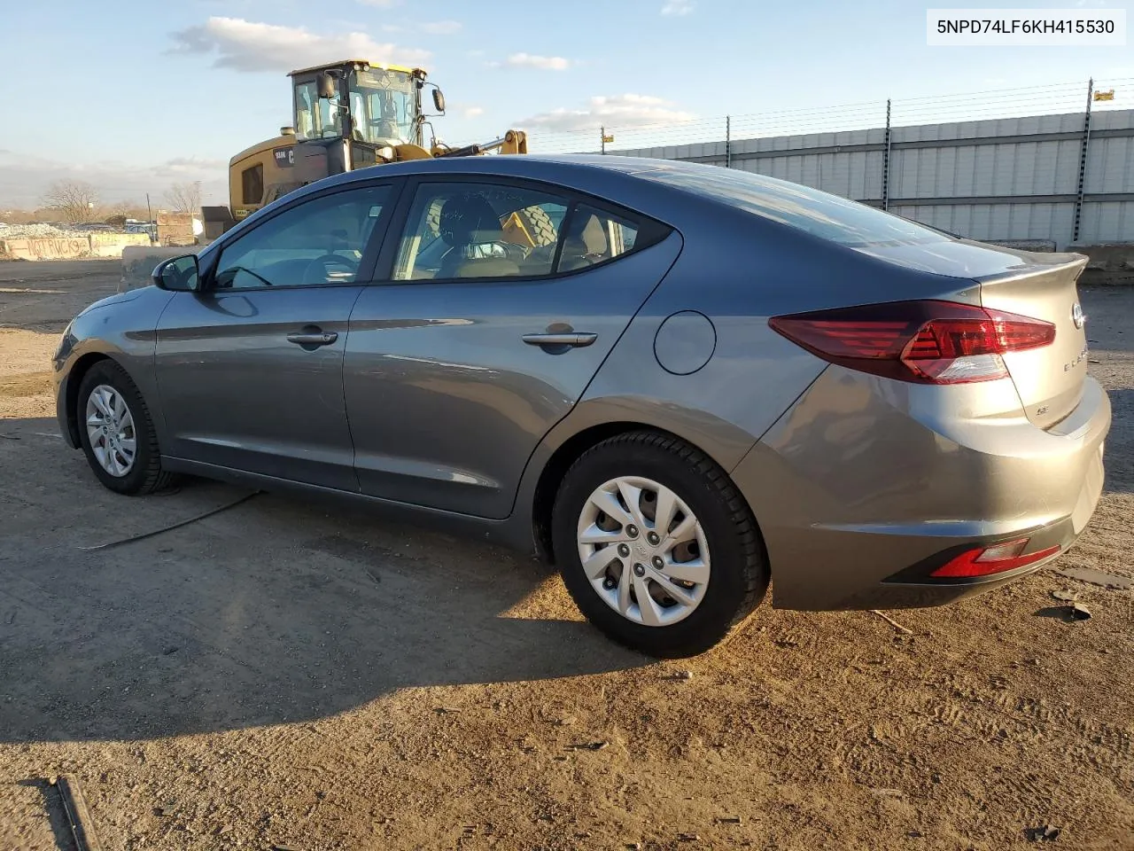 2019 Hyundai Elantra Se VIN: 5NPD74LF6KH415530 Lot: 79749934