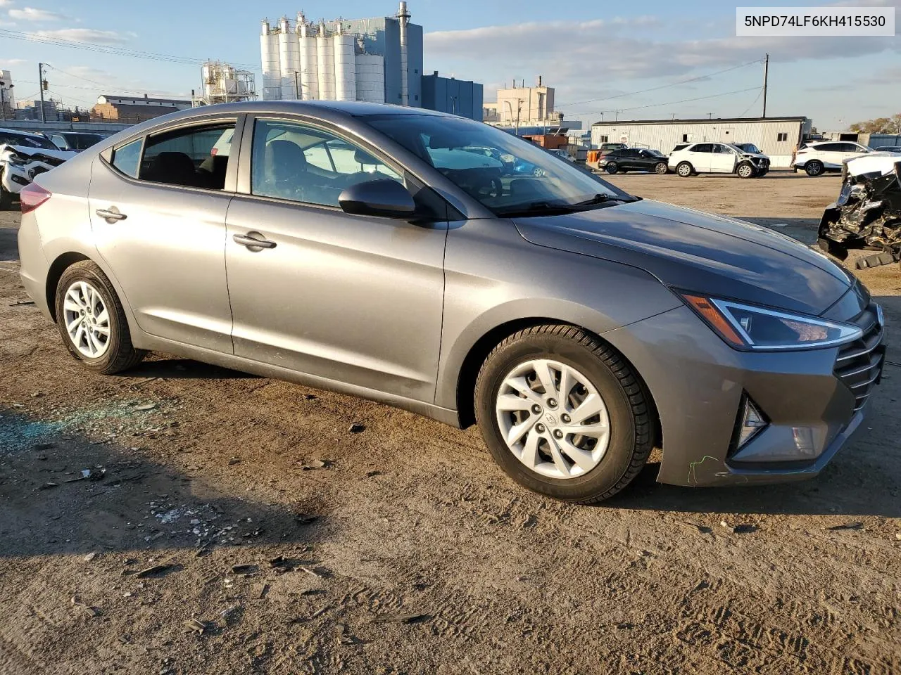 2019 Hyundai Elantra Se VIN: 5NPD74LF6KH415530 Lot: 79749934