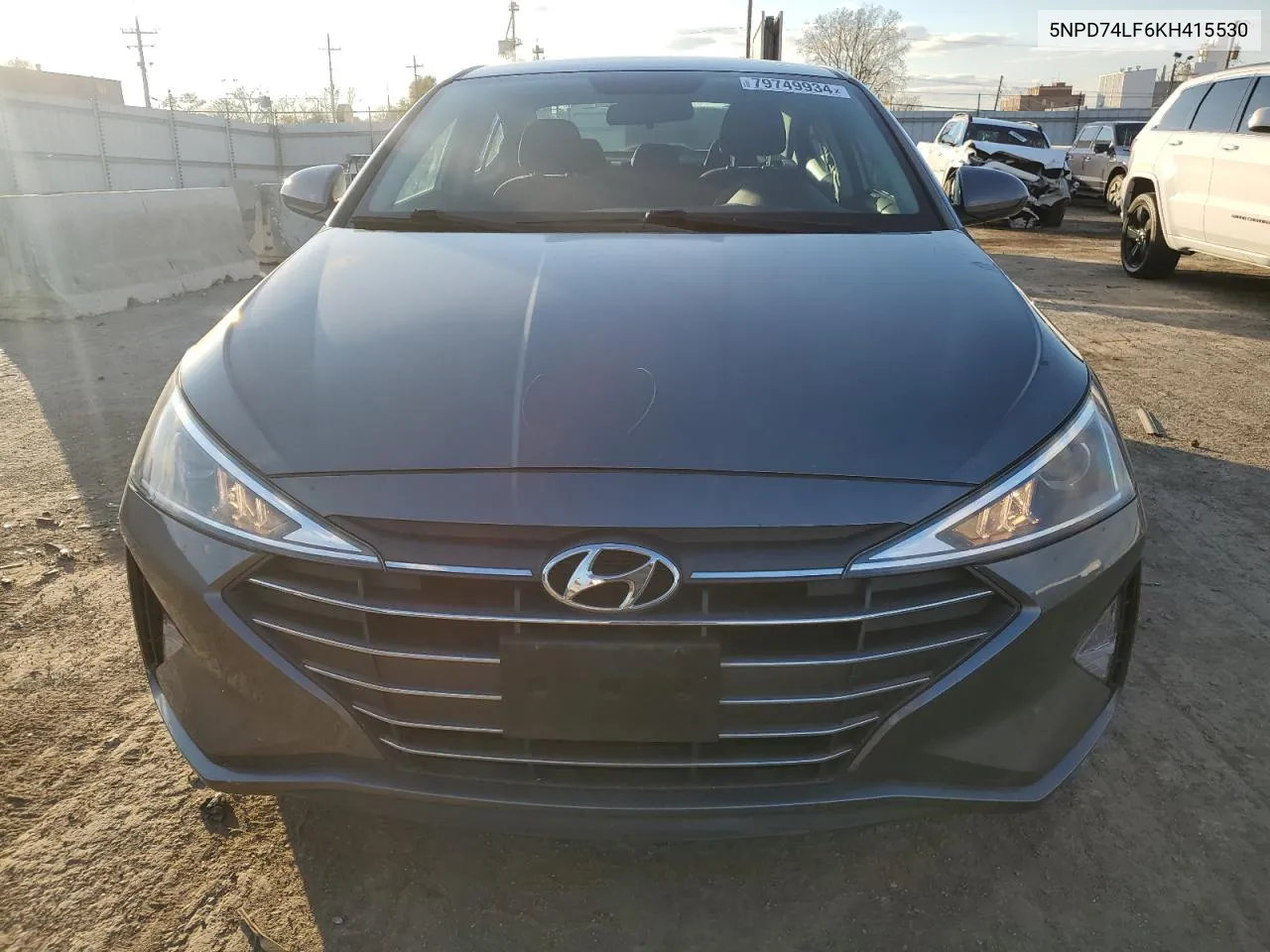 2019 Hyundai Elantra Se VIN: 5NPD74LF6KH415530 Lot: 79749934