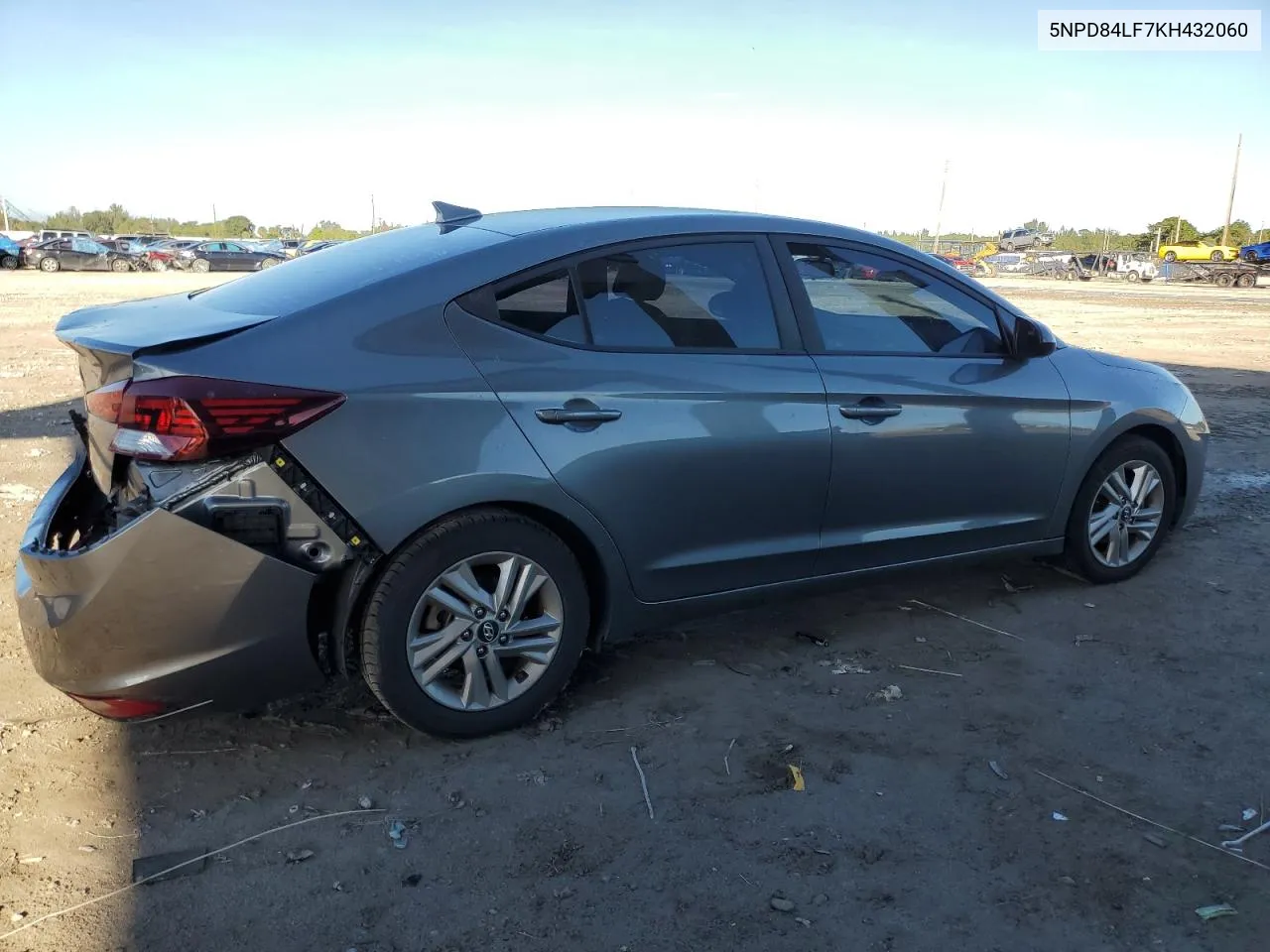 2019 Hyundai Elantra Sel VIN: 5NPD84LF7KH432060 Lot: 79805134