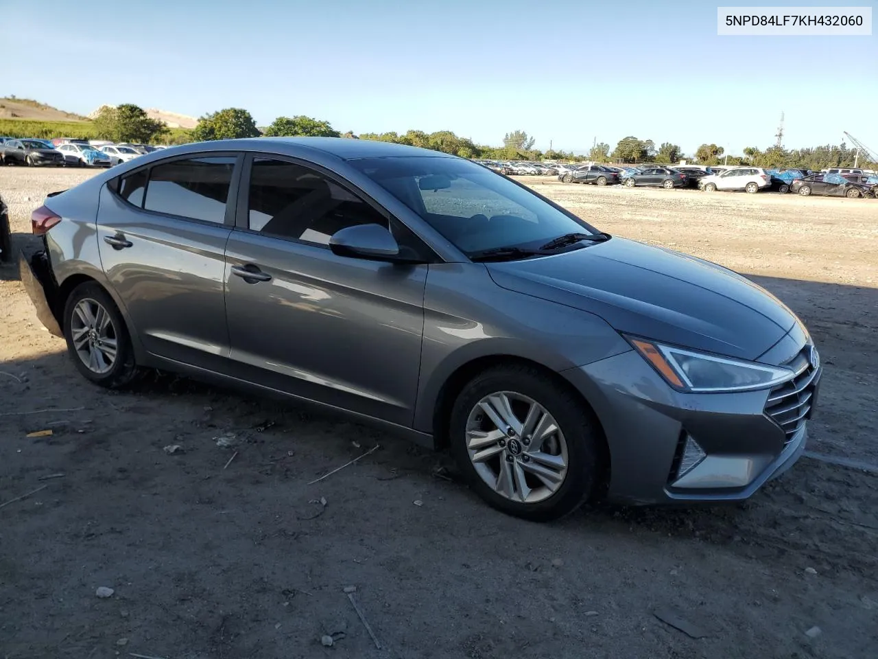 2019 Hyundai Elantra Sel VIN: 5NPD84LF7KH432060 Lot: 79805134