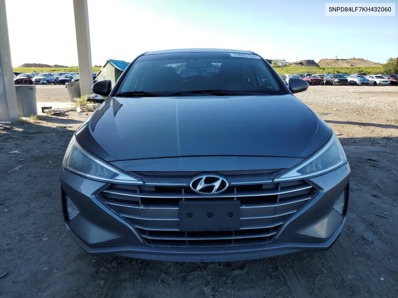 2019 Hyundai Elantra Sel VIN: 5NPD84LF7KH432060 Lot: 79805134