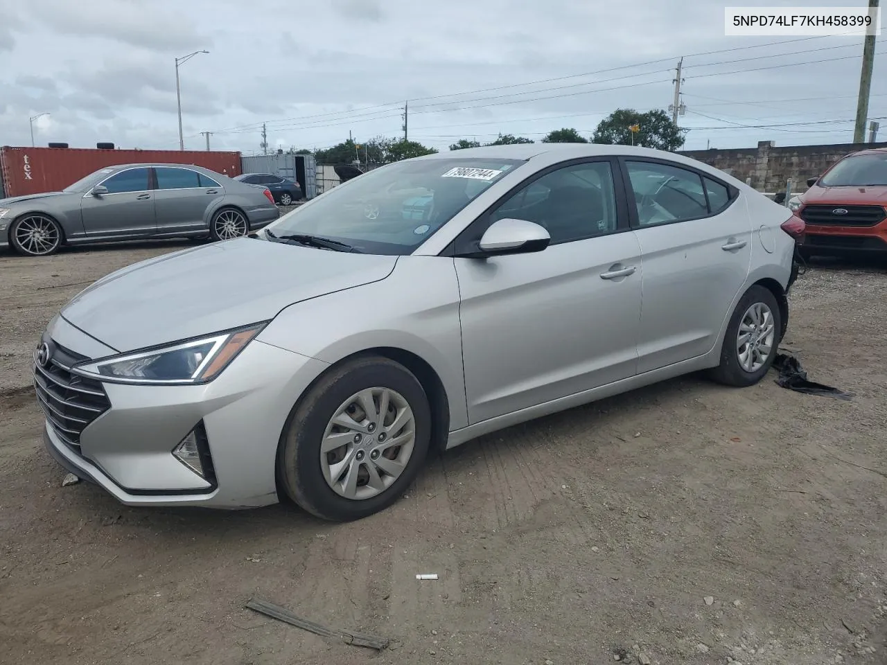 2019 Hyundai Elantra Se VIN: 5NPD74LF7KH458399 Lot: 79807244