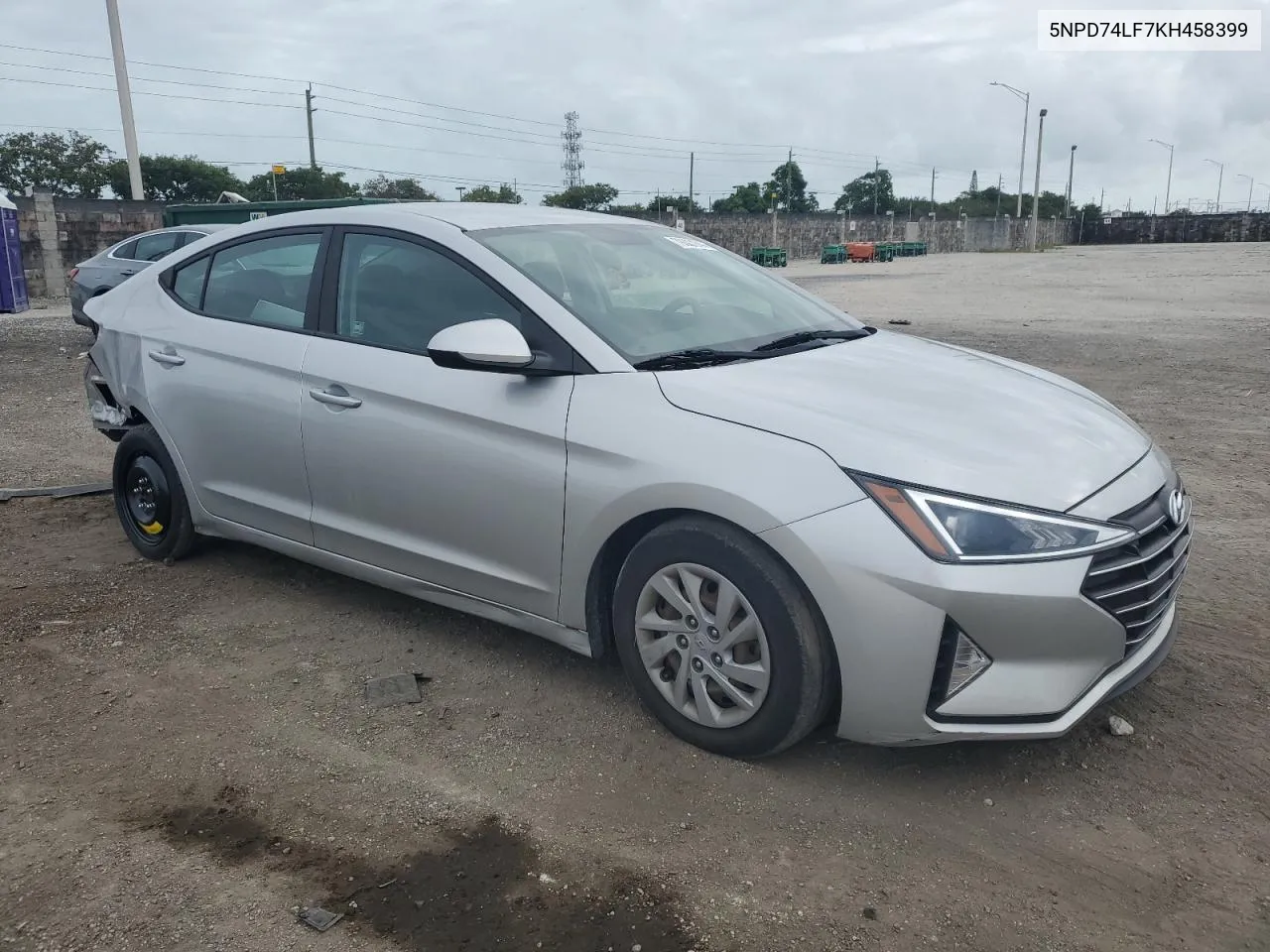 2019 Hyundai Elantra Se VIN: 5NPD74LF7KH458399 Lot: 79807244