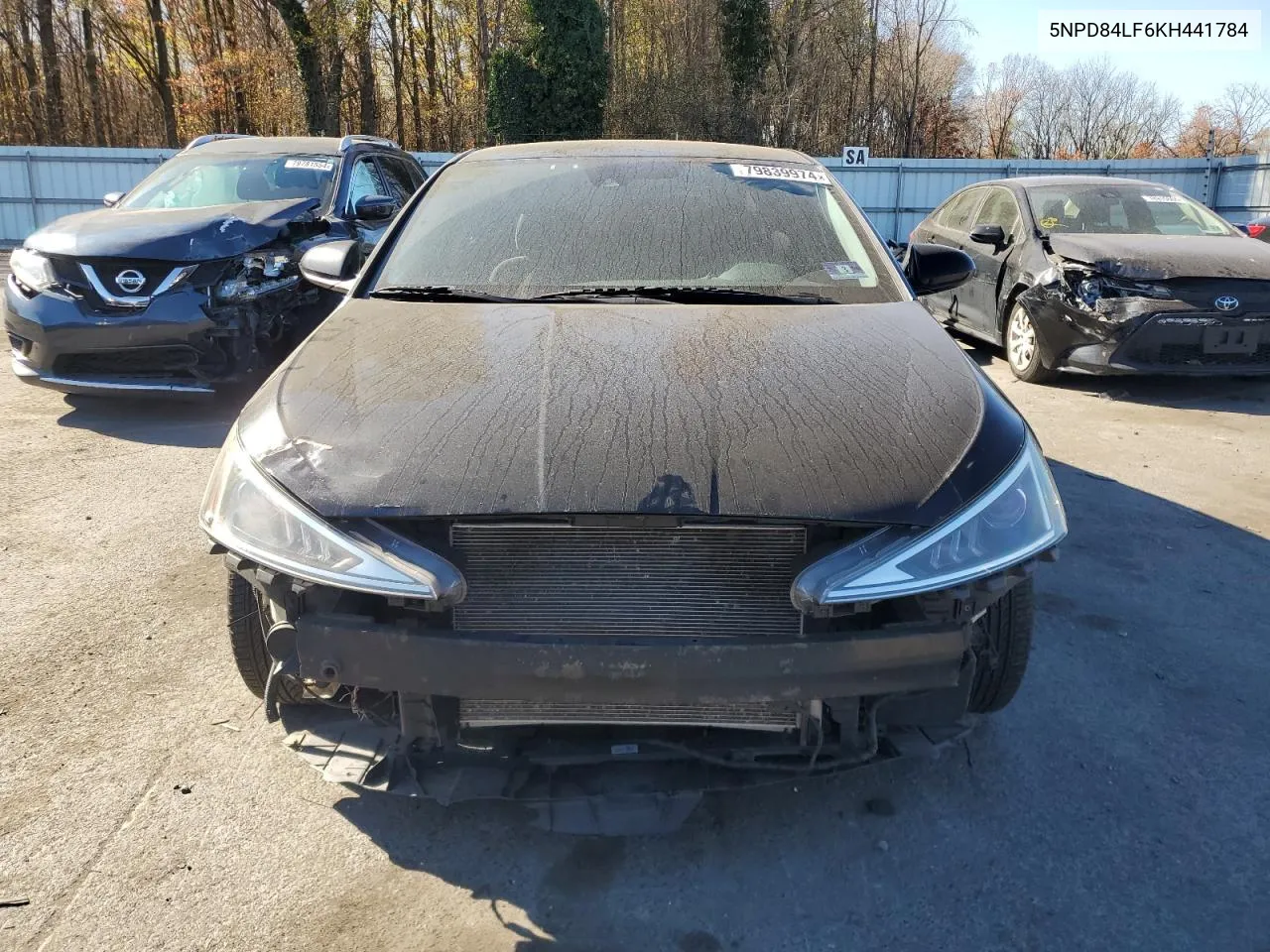 2019 Hyundai Elantra Sel VIN: 5NPD84LF6KH441784 Lot: 79839974