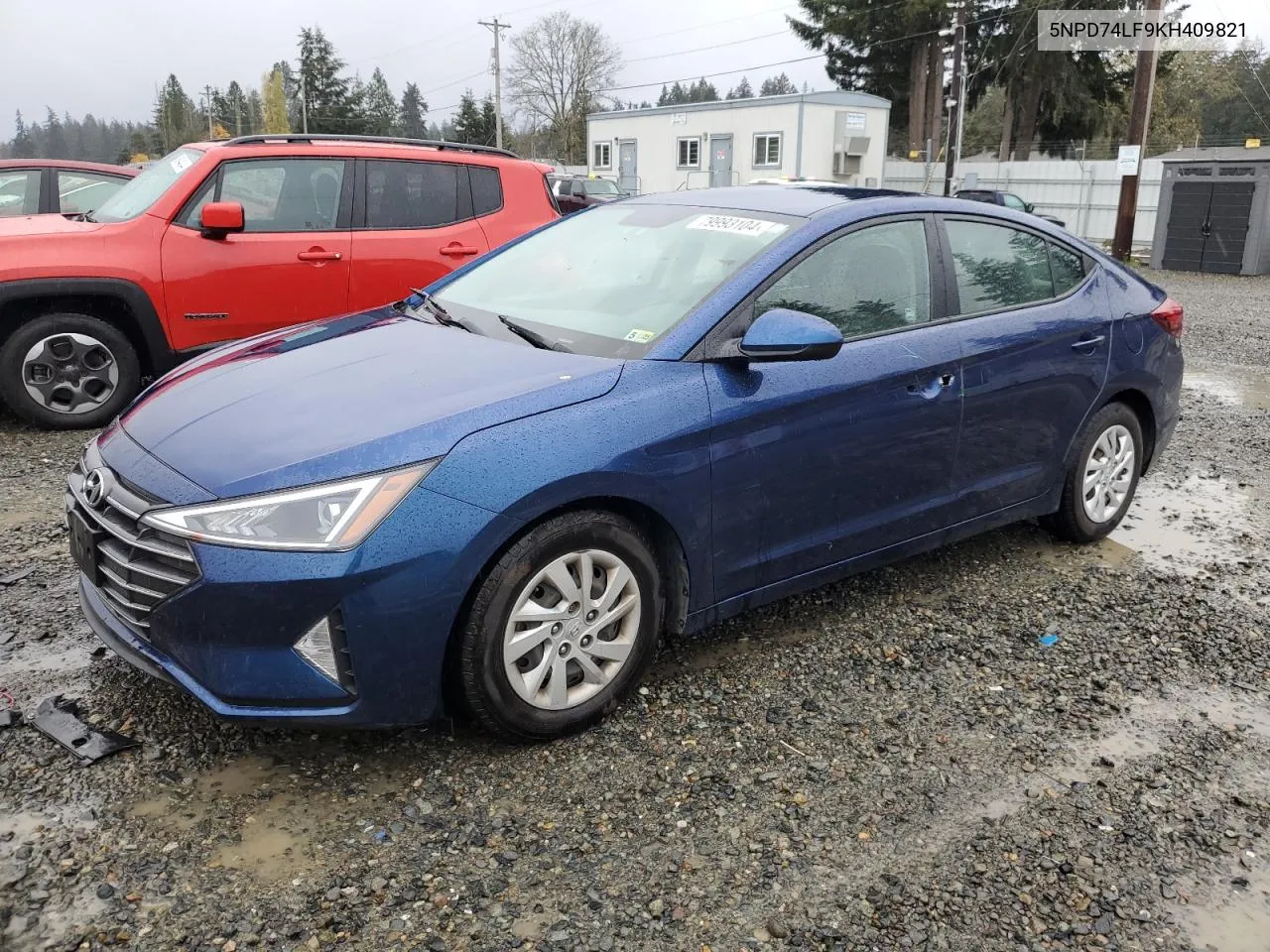 2019 Hyundai Elantra Se VIN: 5NPD74LF9KH409821 Lot: 79993104