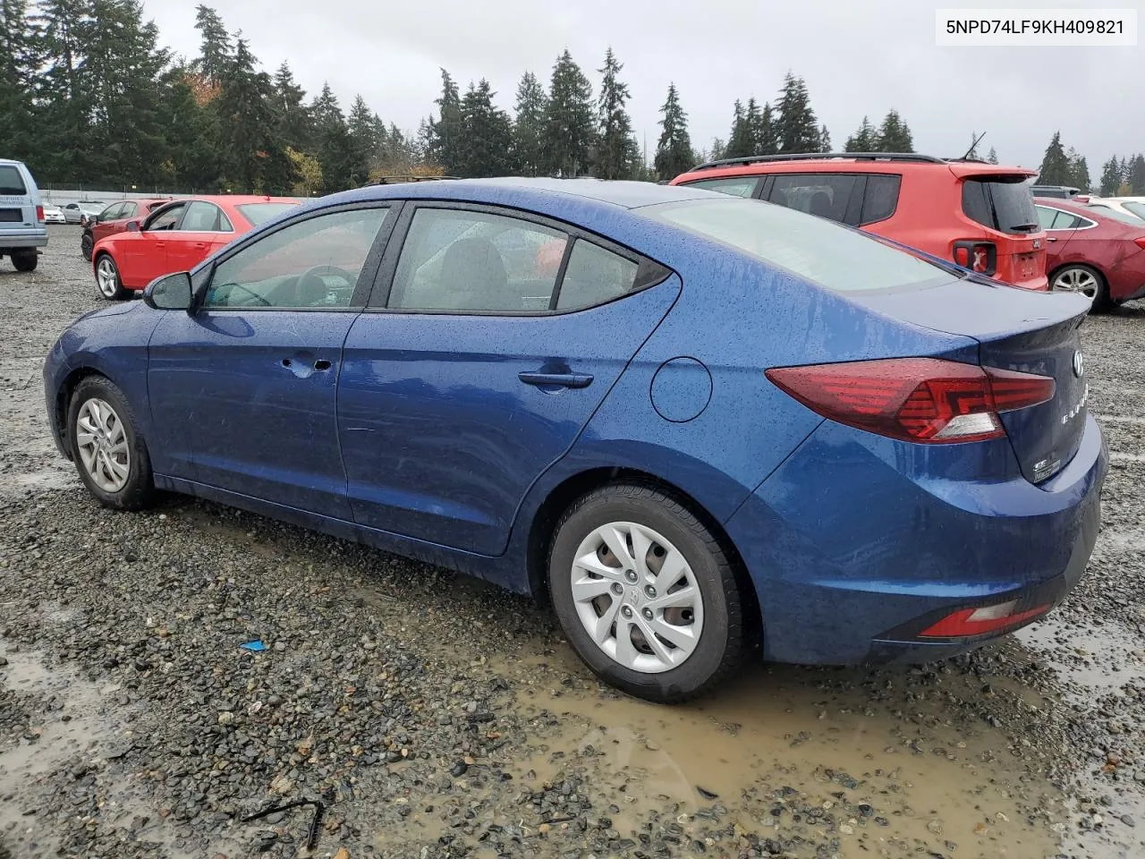 2019 Hyundai Elantra Se VIN: 5NPD74LF9KH409821 Lot: 79993104