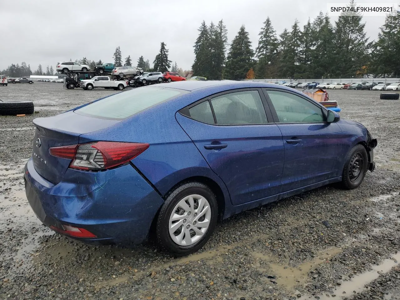 2019 Hyundai Elantra Se VIN: 5NPD74LF9KH409821 Lot: 79993104