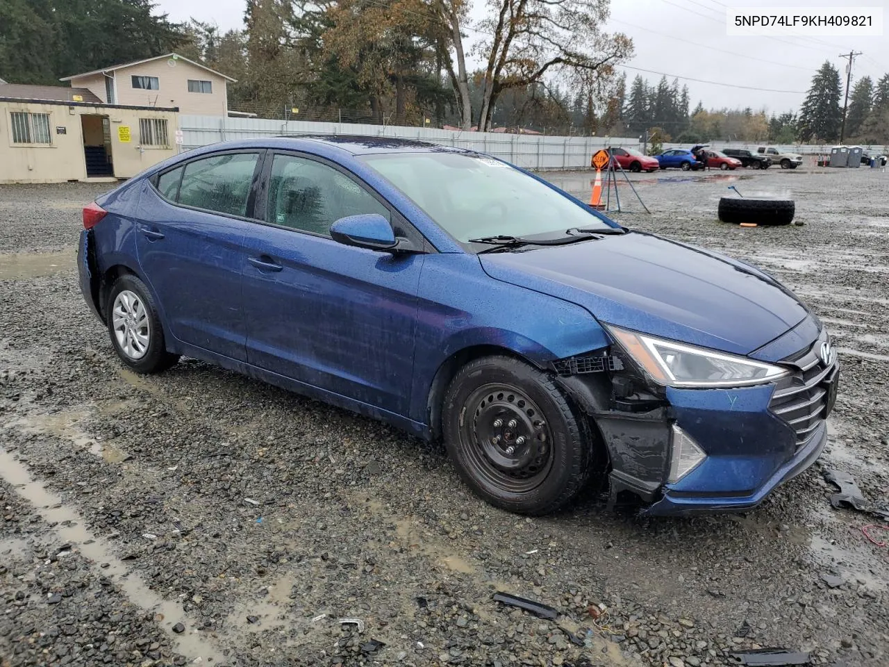 2019 Hyundai Elantra Se VIN: 5NPD74LF9KH409821 Lot: 79993104