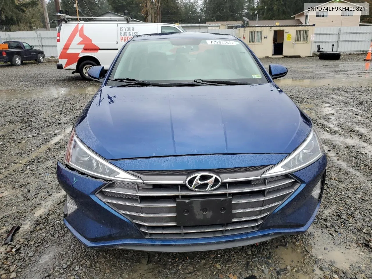 2019 Hyundai Elantra Se VIN: 5NPD74LF9KH409821 Lot: 79993104