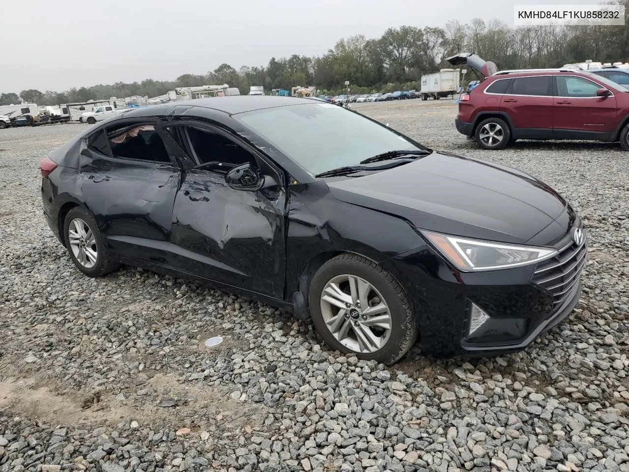 2019 Hyundai Elantra Sel VIN: KMHD84LF1KU858232 Lot: 80033254