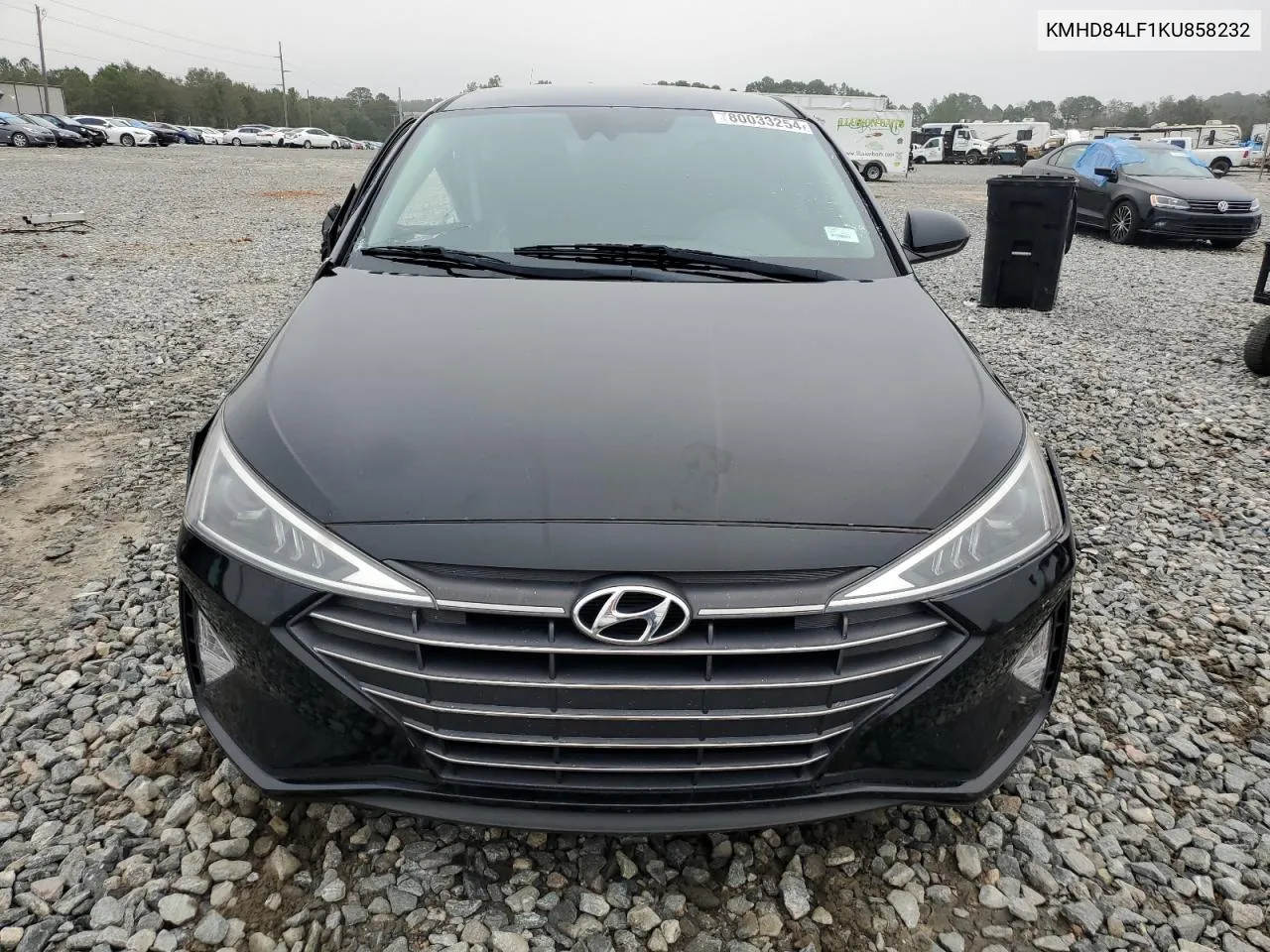 2019 Hyundai Elantra Sel VIN: KMHD84LF1KU858232 Lot: 80033254