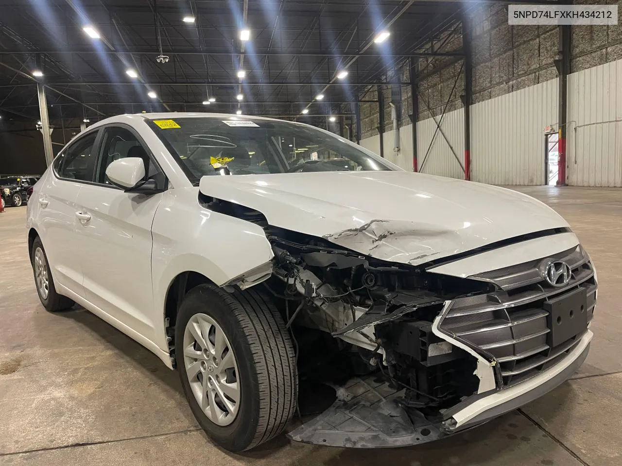 2019 Hyundai Elantra Se VIN: 5NPD74LFXKH434212 Lot: 80158524