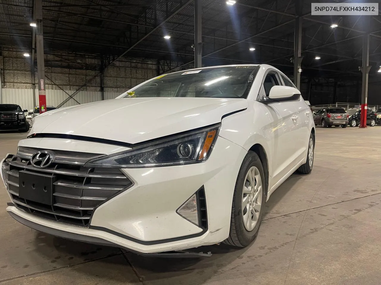 2019 Hyundai Elantra Se VIN: 5NPD74LFXKH434212 Lot: 80158524